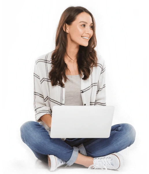 Girl with Laptop